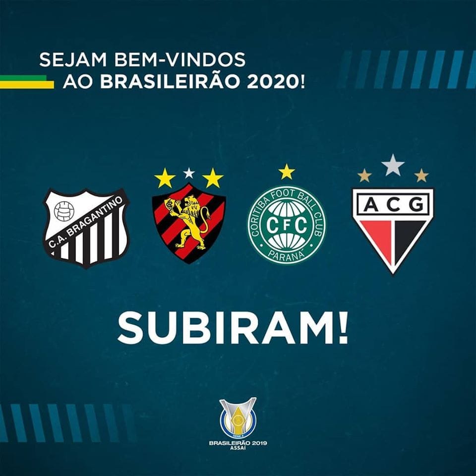 Bragantino, Sport, Coritiba et Atlético Goianiense ont assuré leur montée en Série A