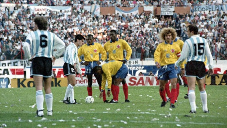 La victoire historique de la Colombie sur le score de 5-0 contre l'Argentine en 1993.