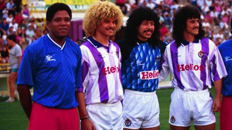 Après la Coupe du Monde, Francisco Maturana fue a entraîné Valladolid et a amener avec lui Valderrama pour jouer avec René Higuita et Leonel Álvarez.