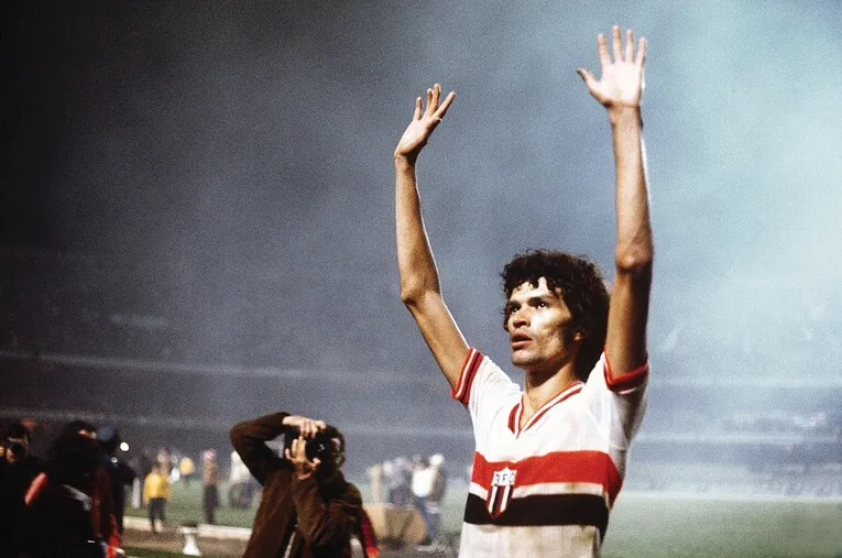 Socrates lorsqu'il évoluait sous les couleurs du Botafogo-SP