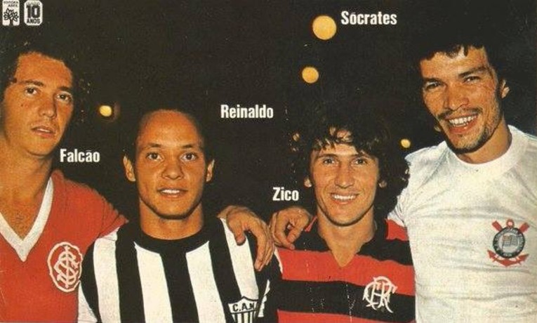 Falcão, Reinaldo, Zico et Socrates
