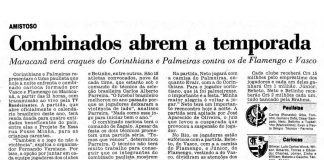 Le jour où l’union Vasco/Flamengo a affronté l’union Palmeiras/Corinthians