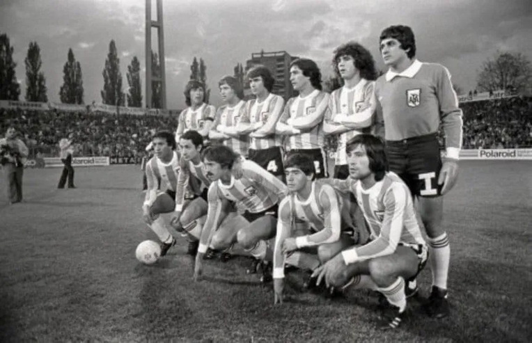 L'équipe de l'Argentine pour affronter les Pays-Bas le 22 mai 1979