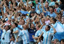 Les Argentins supportent leur équipe au Qatar