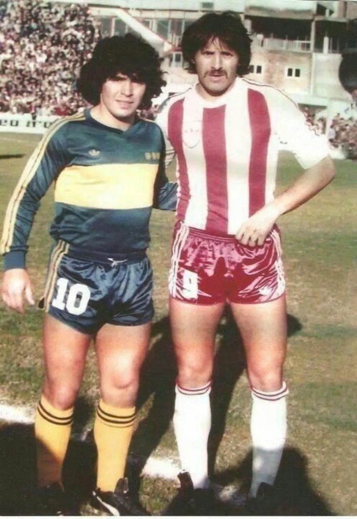 Leopoldo Luque et Diego Maradona