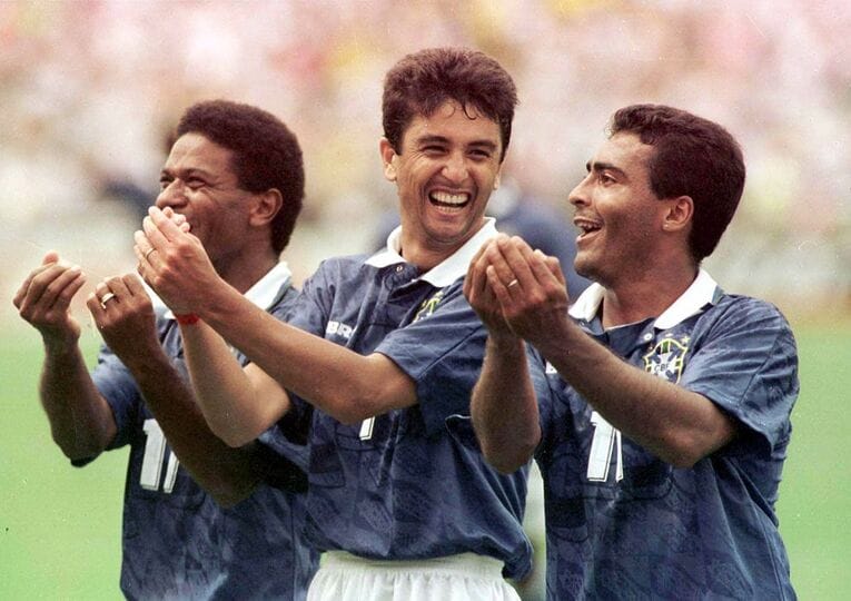 Romario, Bebeto et Zinho.