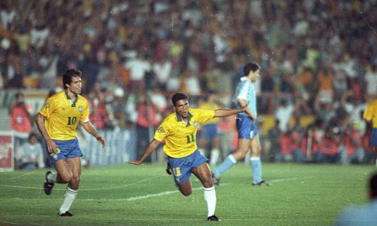 Romario héros face à l'Uruguay lors des éliminatoires pour la Coupe du monde 94.